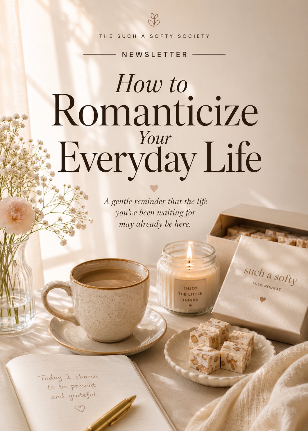 How to Romanticize Your Everyday Life — June 2026 Soft Life Newsletter cover